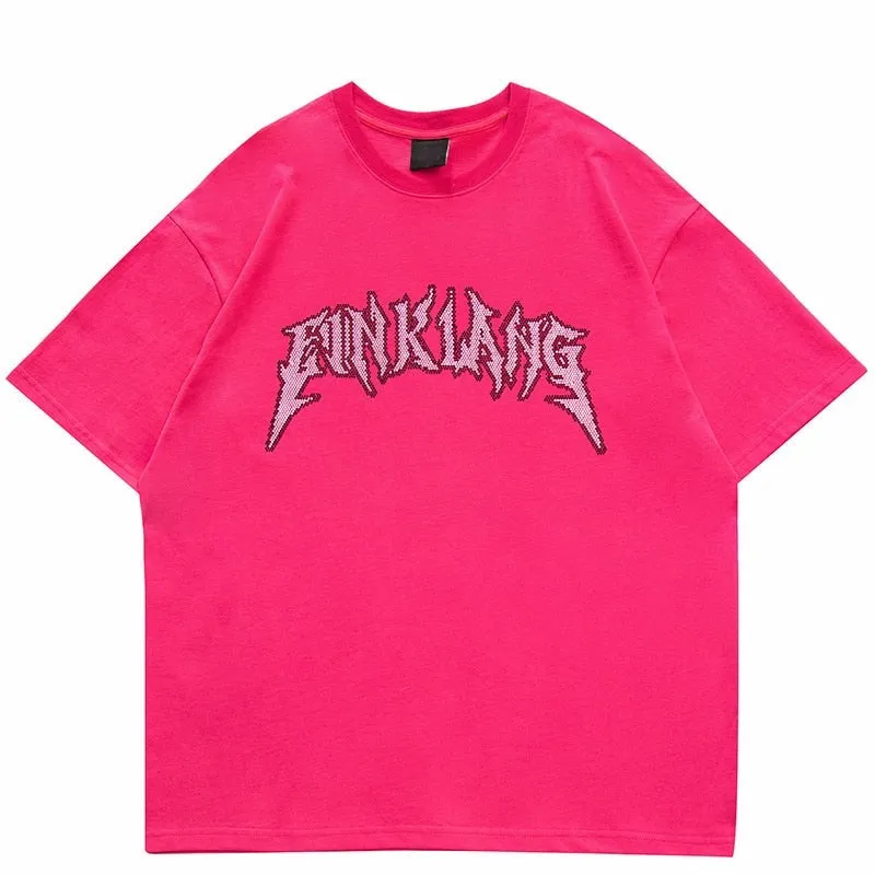'Blinged' Cotton T-Shirt