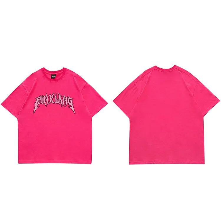 'Blinged' Cotton T-Shirt