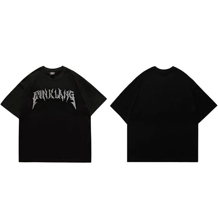 'Blinged' Cotton T-Shirt