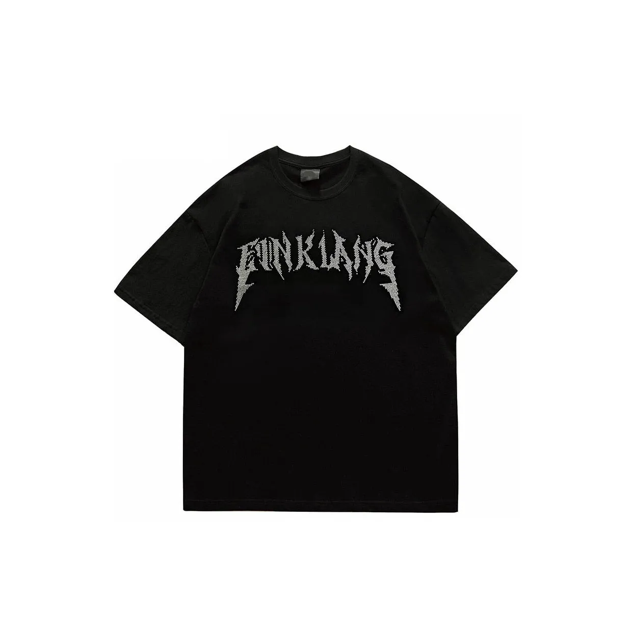 'Blinged' Cotton T-Shirt