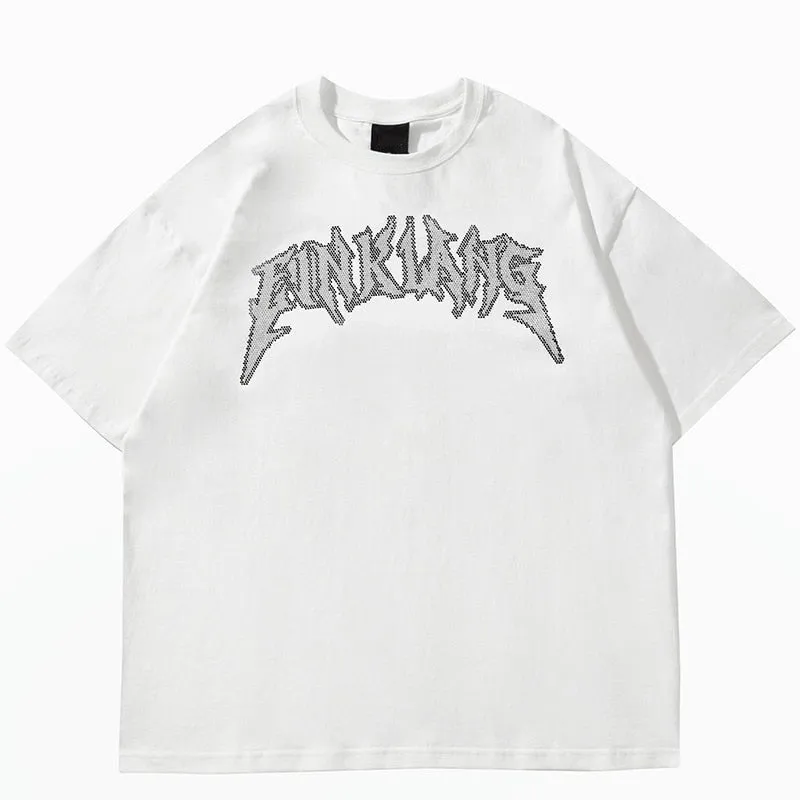 'Blinged' Cotton T-Shirt