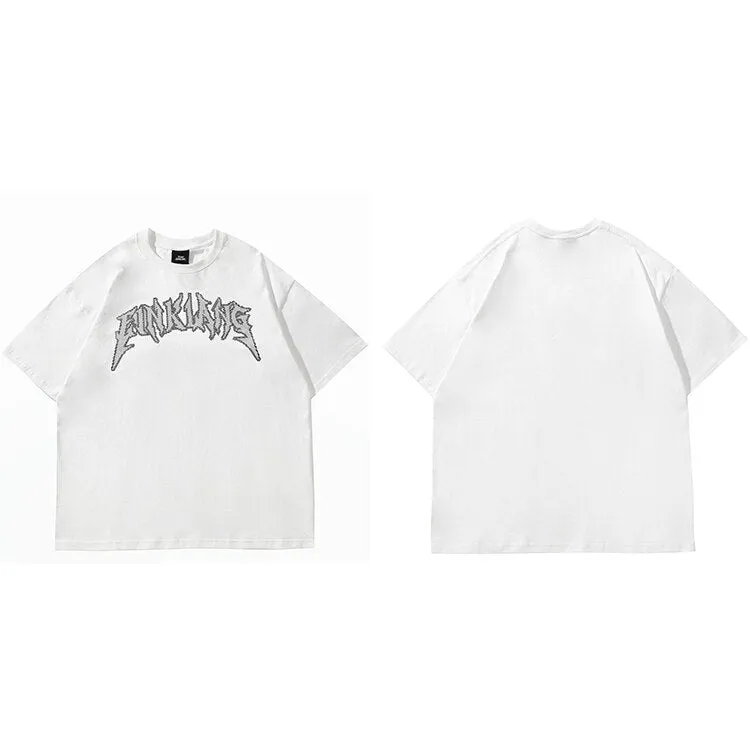 'Blinged' Cotton T-Shirt