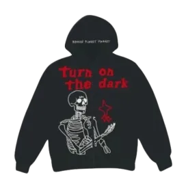 Broken Planet Zip Up Hoodie 'Dark Hours' - Black