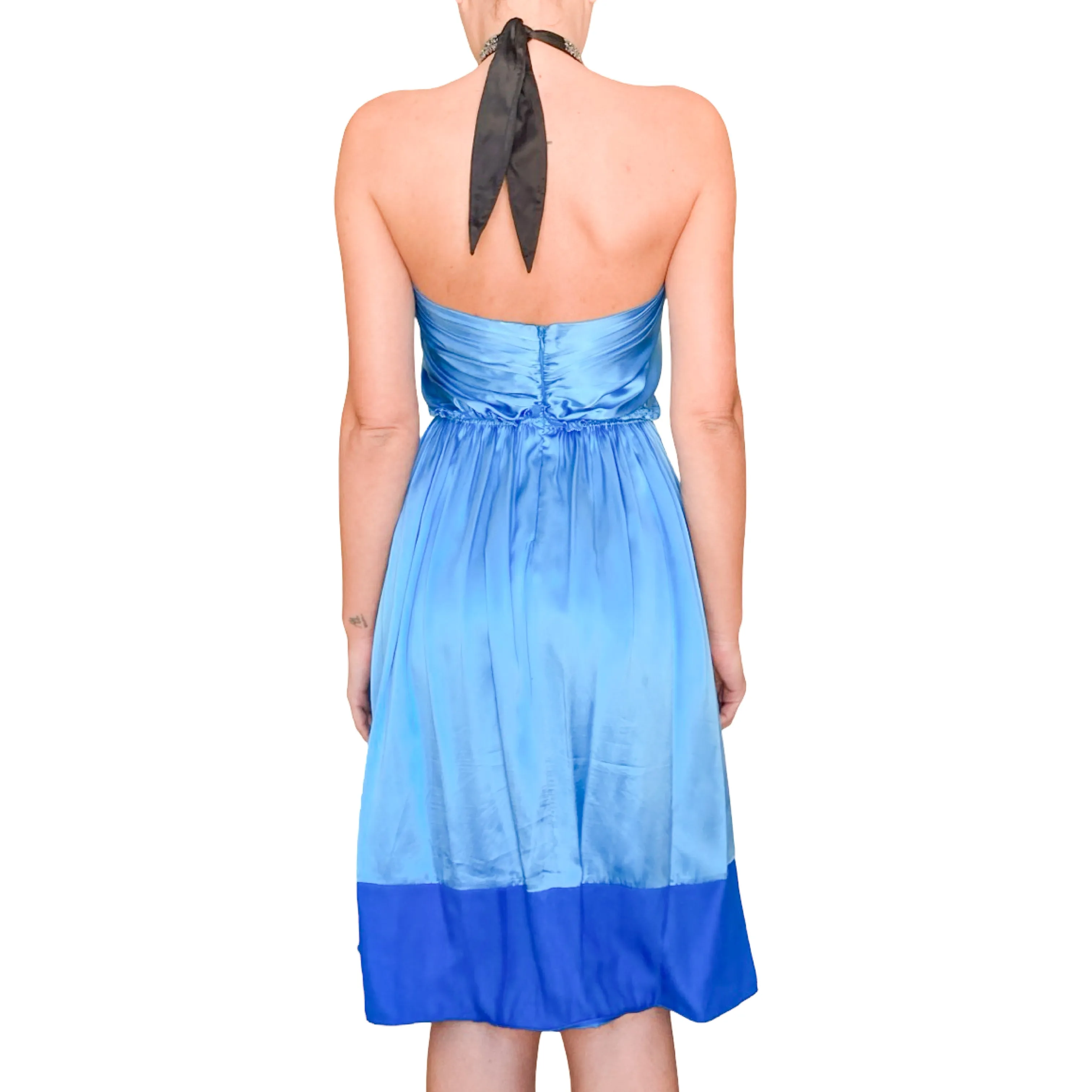 Chloe ( by Phoebe Philo ) S/S 2005 runway blue dress