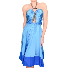 Chloe ( by Phoebe Philo ) S/S 2005 runway blue dress