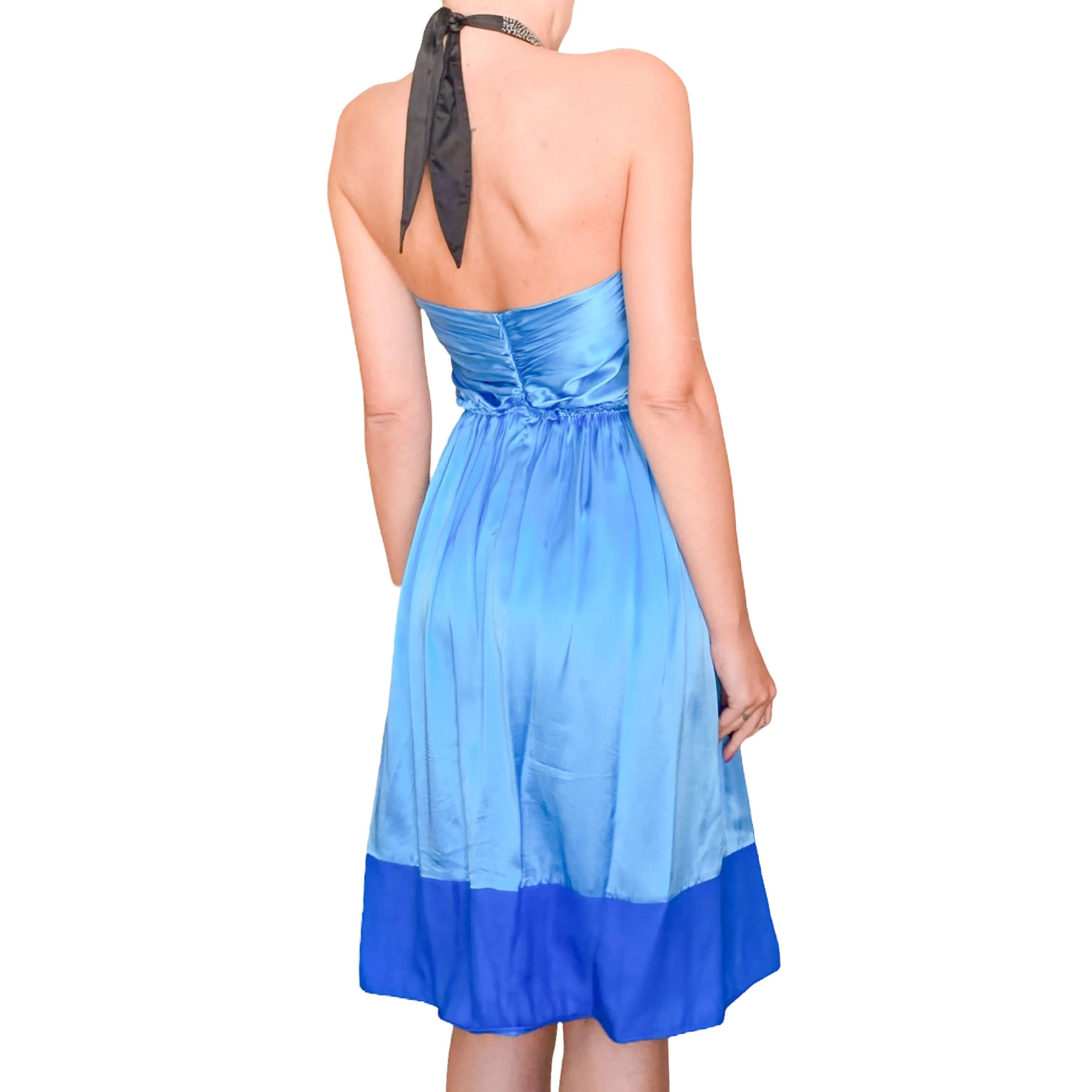 Chloe ( by Phoebe Philo ) S/S 2005 runway blue dress