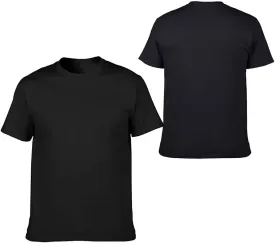 Custom T-Shirt Design Your Own Front Printed Tee Picture Shirts for Men Personalized Gift T Shirt Front and Back