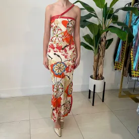Dior by Galliano 2001 Chinoiserie Print Gown