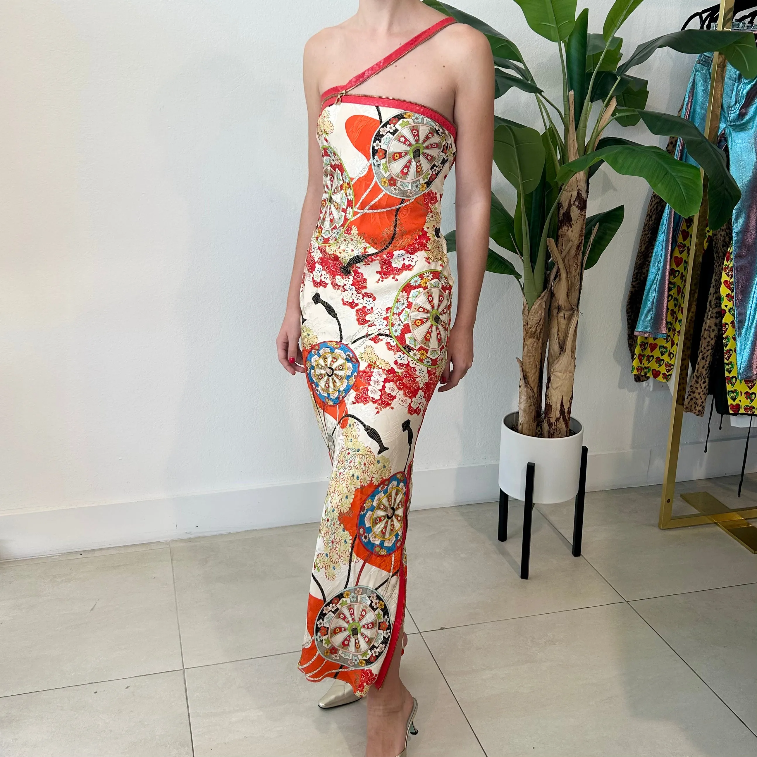 Dior by Galliano 2001 Chinoiserie Print Gown