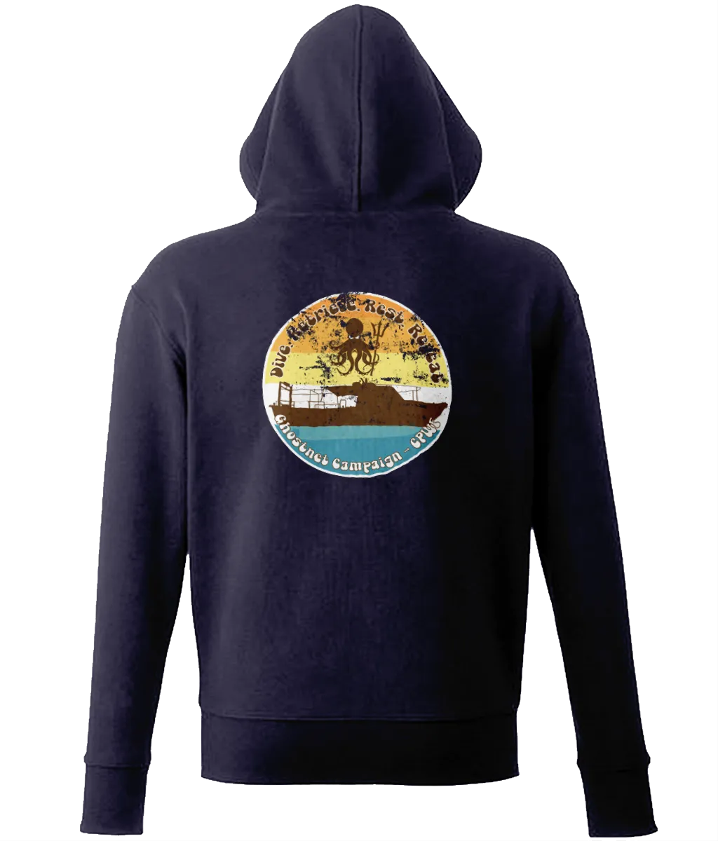 Dive Retrieve Rest Repeat Unisex Zip Hoodie