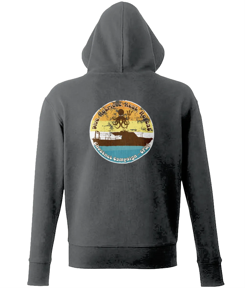 Dive Retrieve Rest Repeat Unisex Zip Hoodie