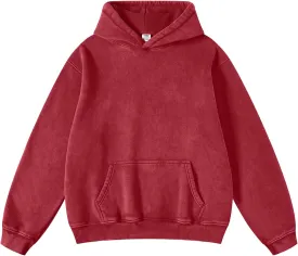 Dnzzs Acid Wash Hoodie Super Soft Sweatshirt for Mens Pullover Oversized Men's Fashion Hoodies & Sweatshirts Vintage Tops