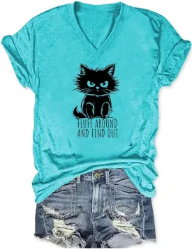 Funny Graphic T Shirts for Women Cute Sarcastic Tops Humorous T-Shirt