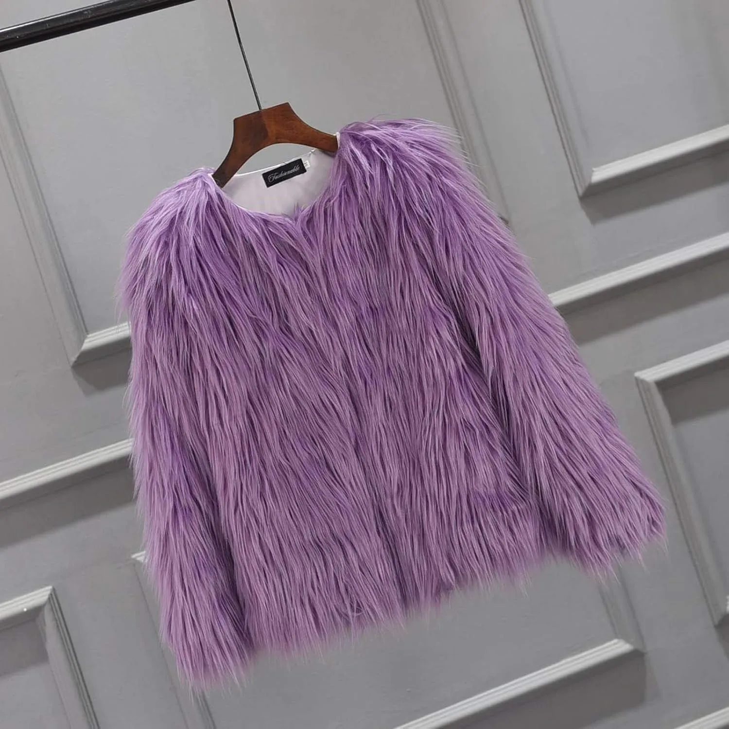 Girls Faux-Fr Jacket Coat Kids Fall Winter Thick Flece Furry Fashion Flffy Fuzzy Warm Outwear Tops Clothes