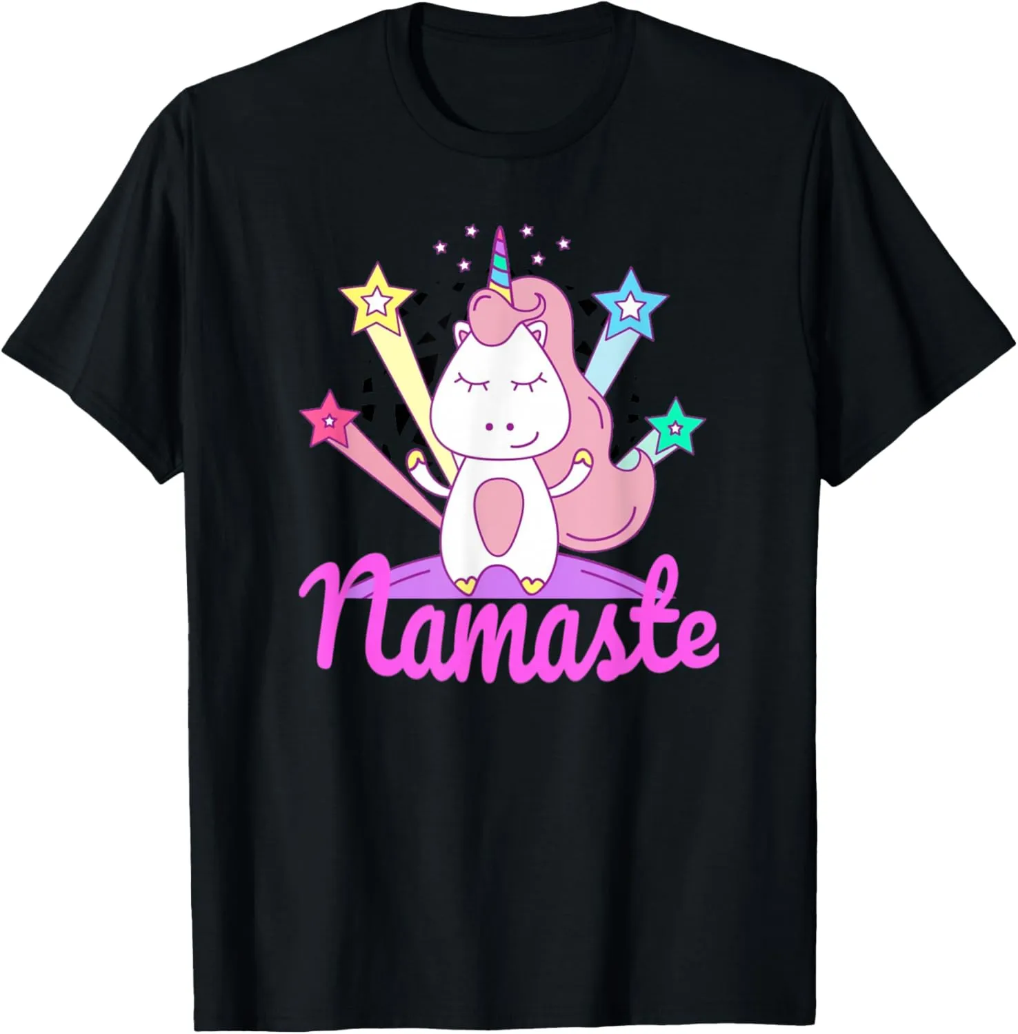 Girls Yoga T-shirt T-Shirt