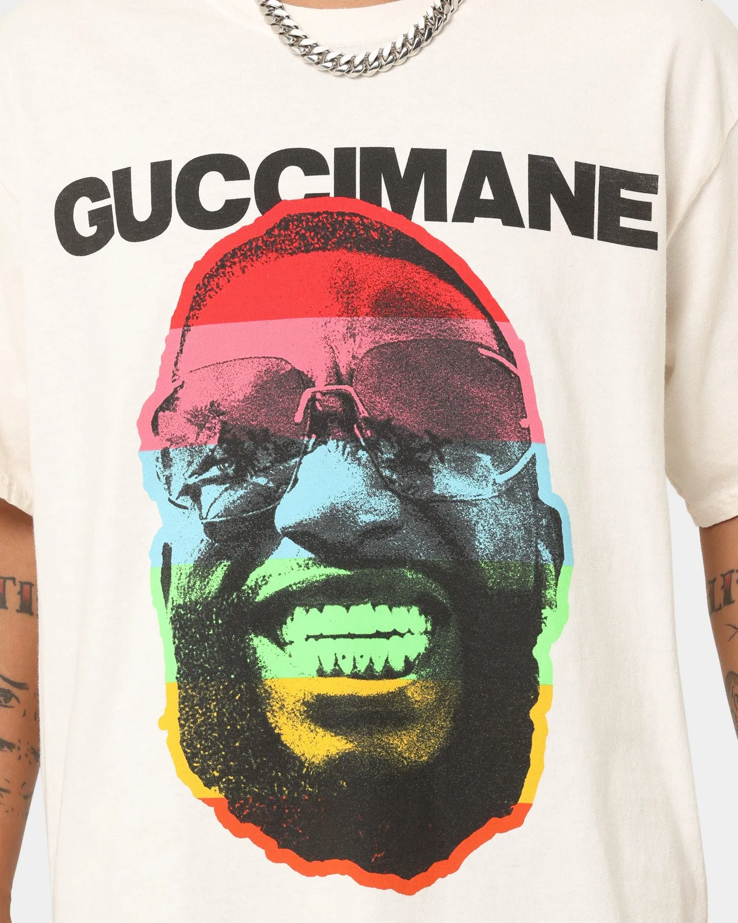 Gucci Mane Big Face T-Shirt Off White