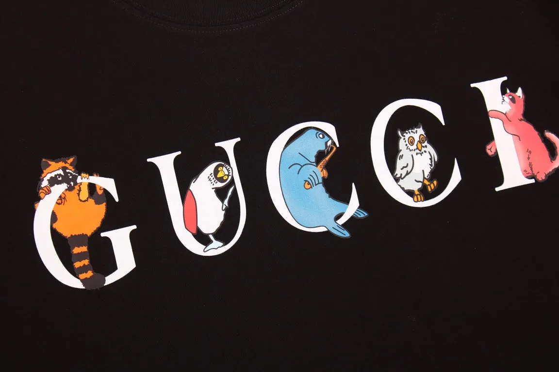 Gucci Mushroom Cluster T-Shirt (Black)