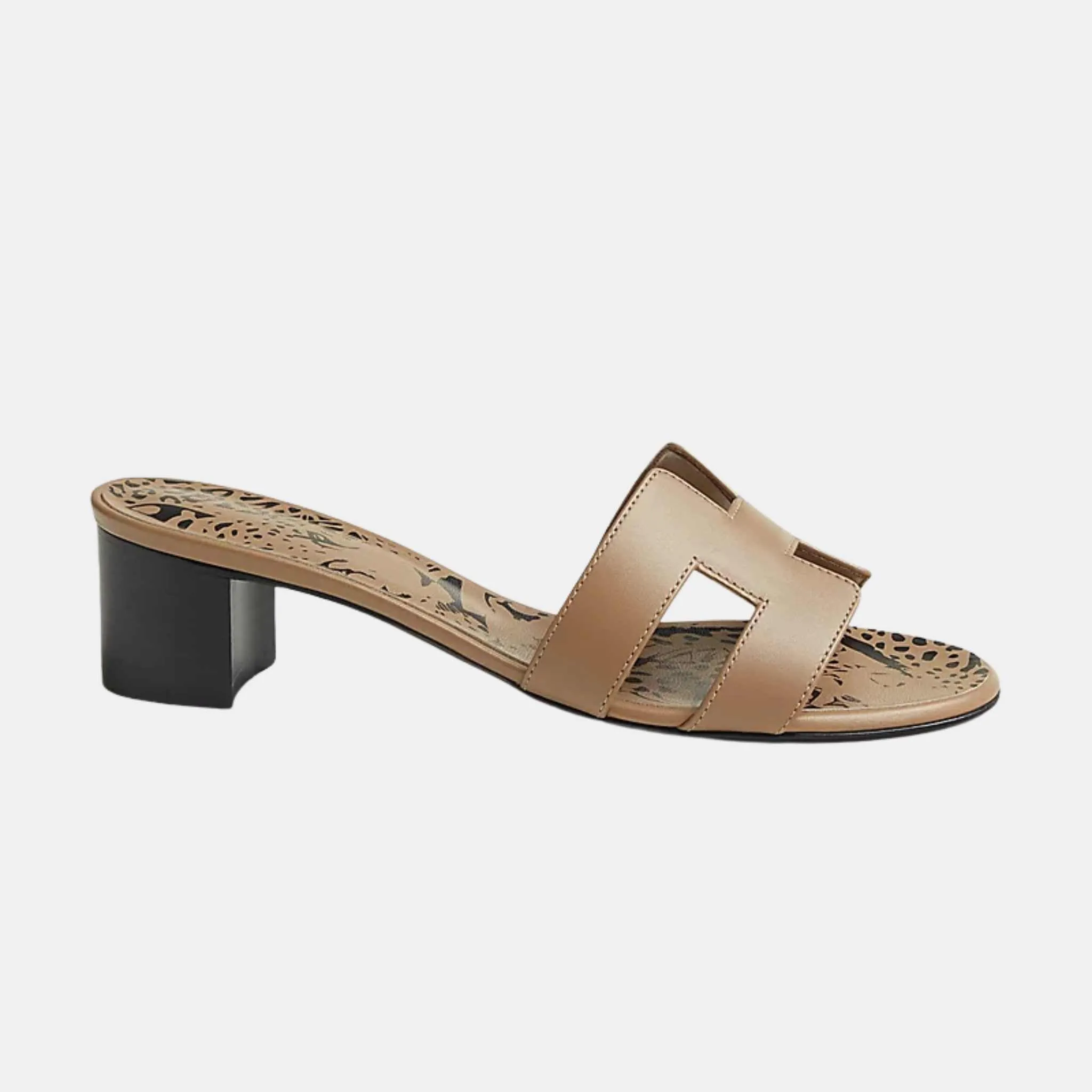 Hermes Oasis Sandals Calfskin Beige Argile
