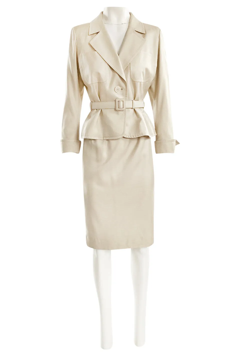 Important 2001 Yves Saint Laurent Haute Couture 'Just Married' Documented Runway Suit