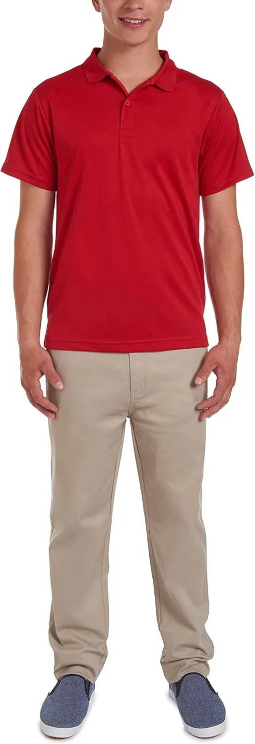 IZOD Men's Short Sleeve Performance Polo Shirt