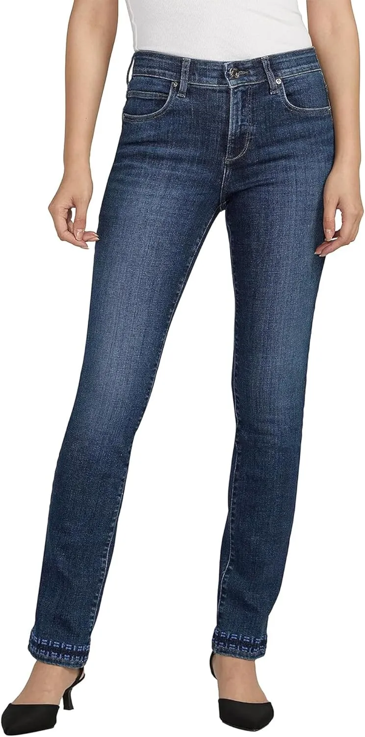 JAG Women's Ruby Mid Rise Straight Leg Jeans