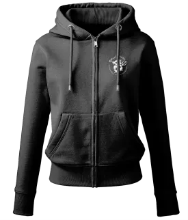 Neptune's Pirate Skull Logo Women's Zip Hoodie