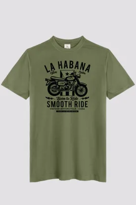 Olive Bikers Graphic T-Shirt - S24 - MT0353R