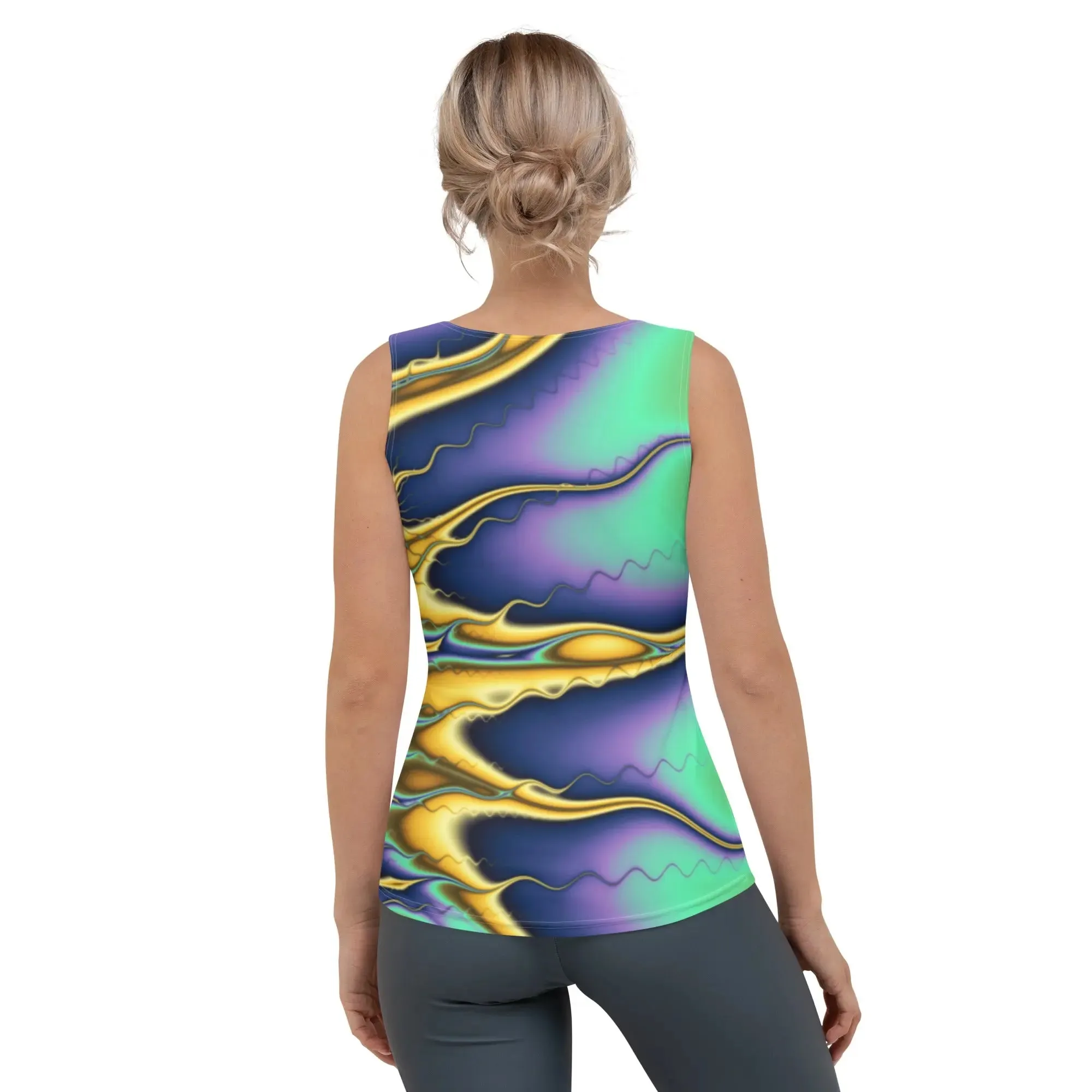 "Blazing Sun" Collection - Long Yoga Tank Top