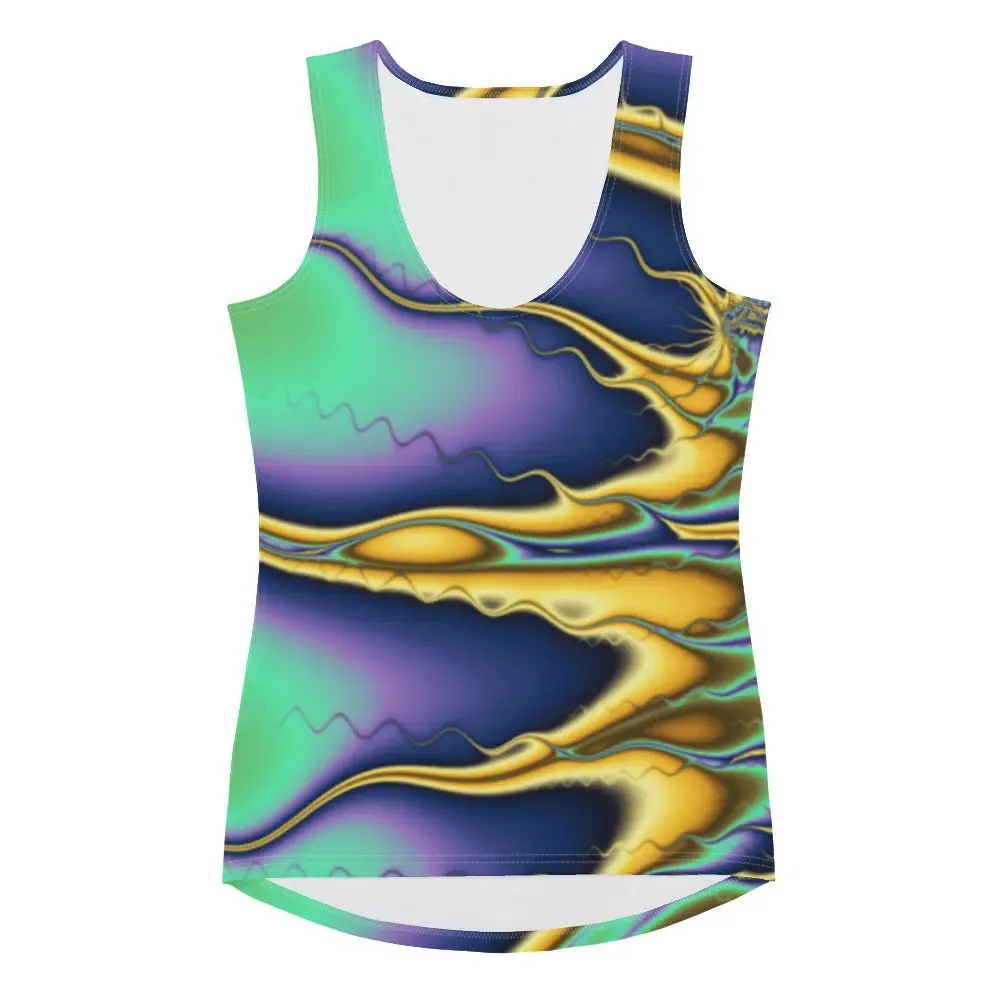 "Blazing Sun" Collection - Long Yoga Tank Top