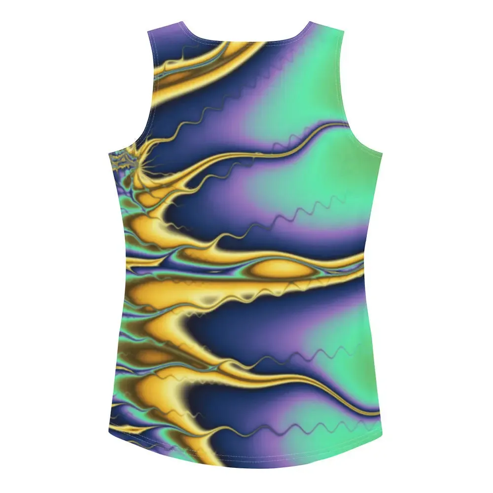 "Blazing Sun" Collection - Long Yoga Tank Top