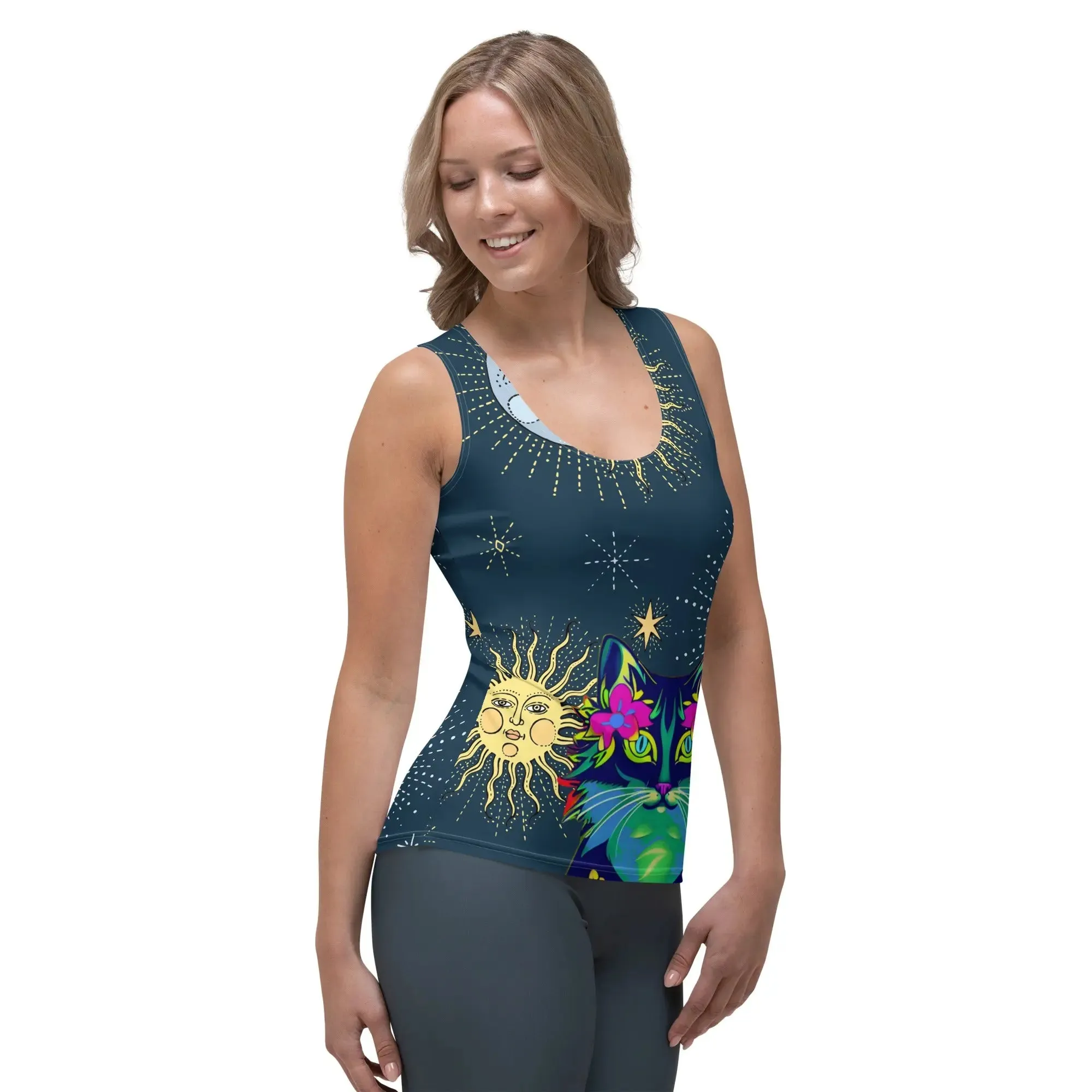 "Sonya My Beautiful Cat" Collection - Yoga Tank Top