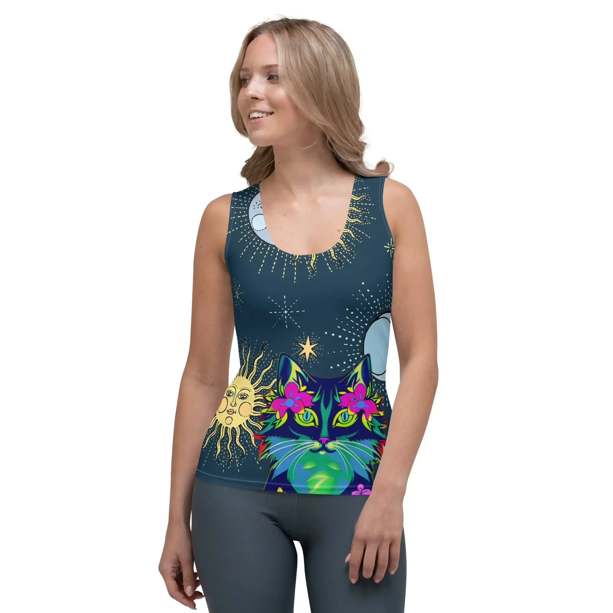 "Sonya My Beautiful Cat" Collection - Yoga Tank Top