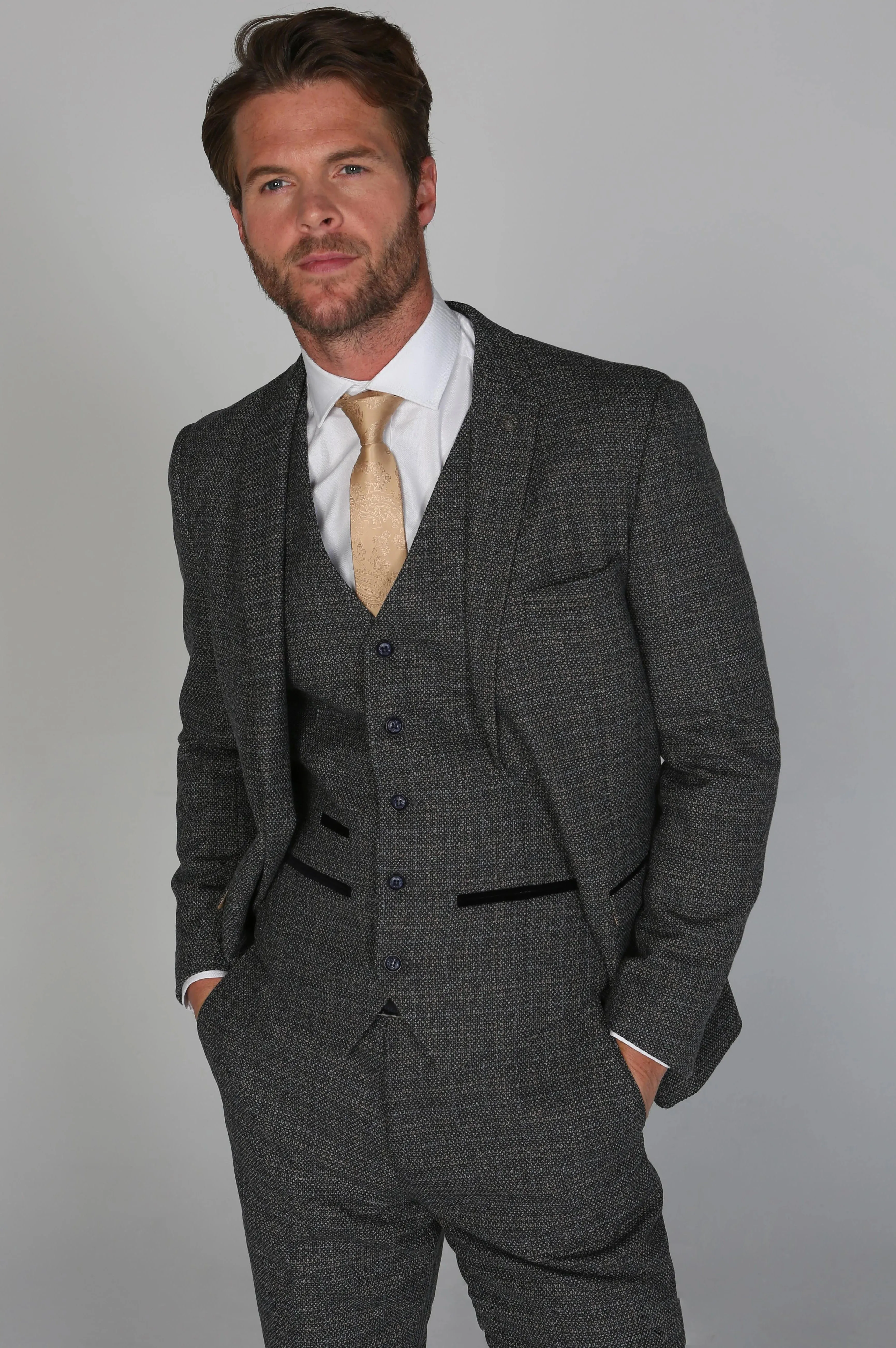Ralph Navy Men's Three Piece Suit