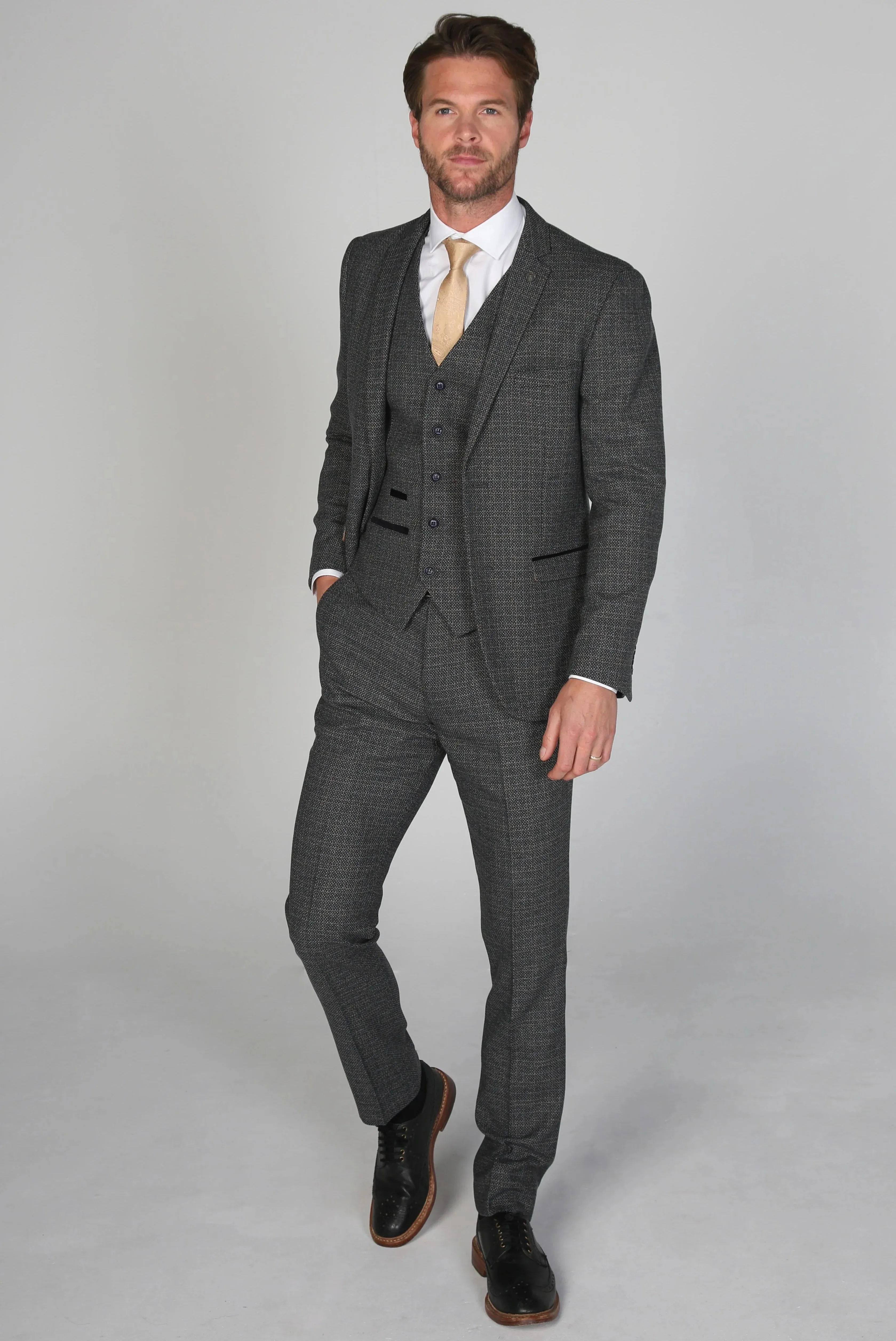 Ralph Navy Men's Three Piece Suit