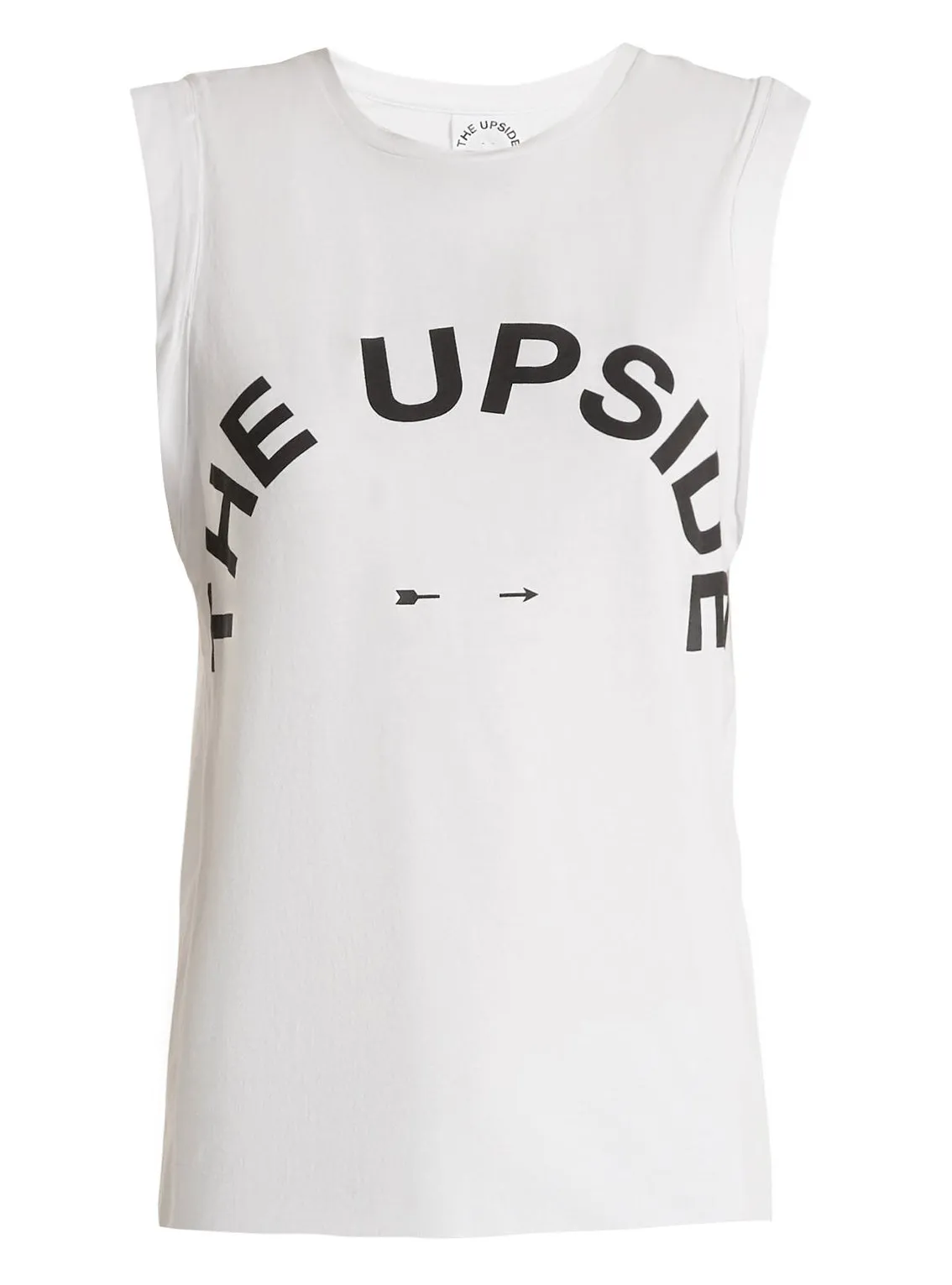 White Muscle Tank Top